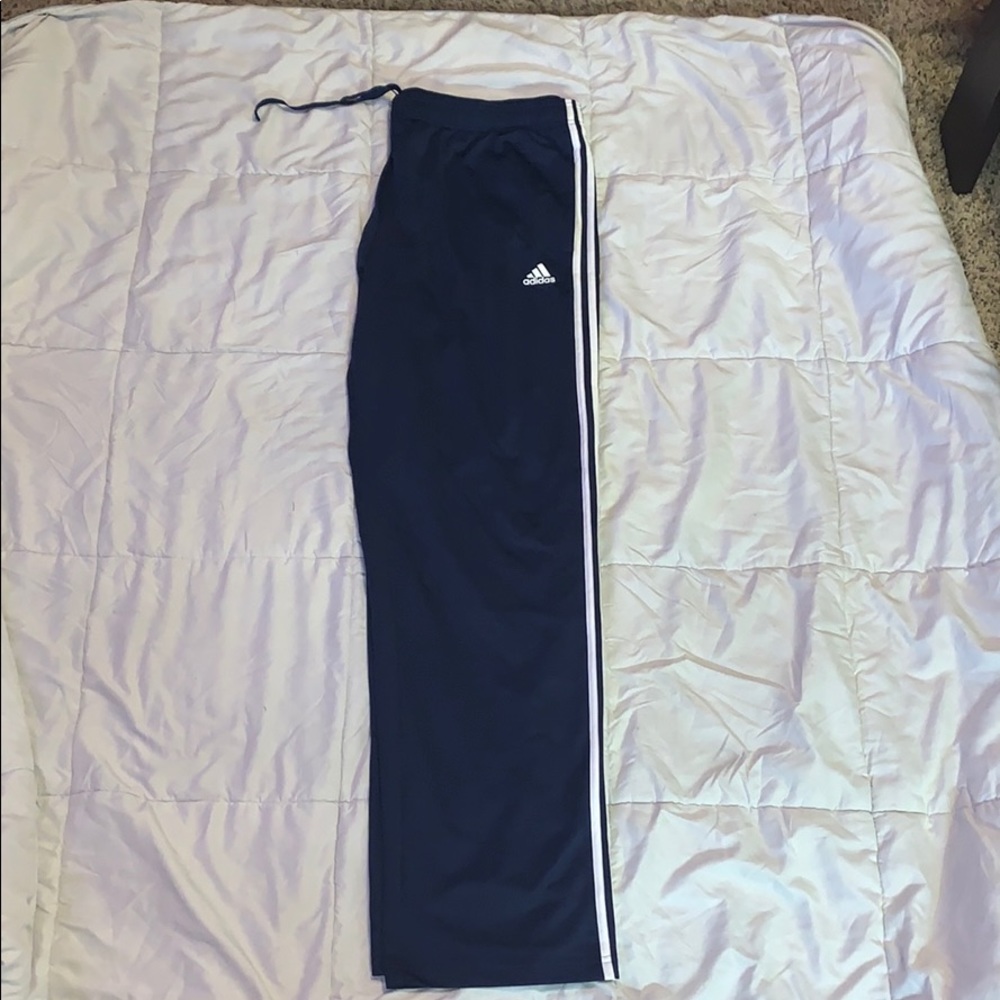 Adidas new Navy sweatpants sized 2XLT
